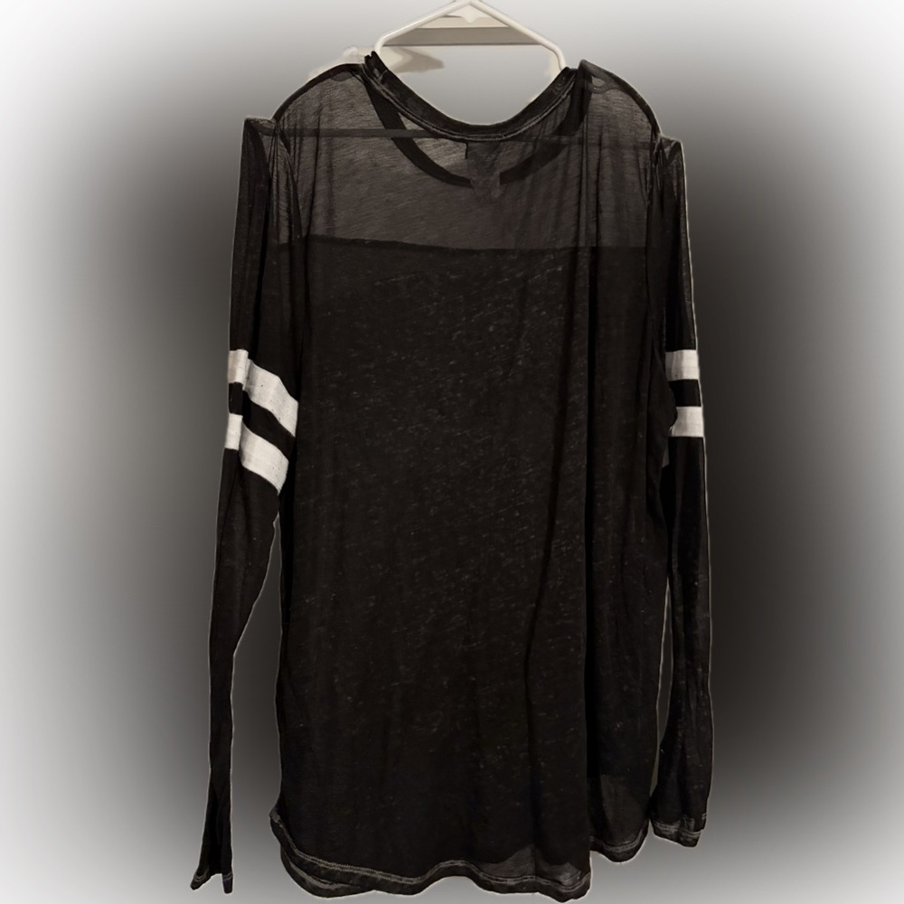 DC Comics Women's Batman & Superman Long Sleeve Tees (Sheer) - Size XXL - Picture 3 of 10